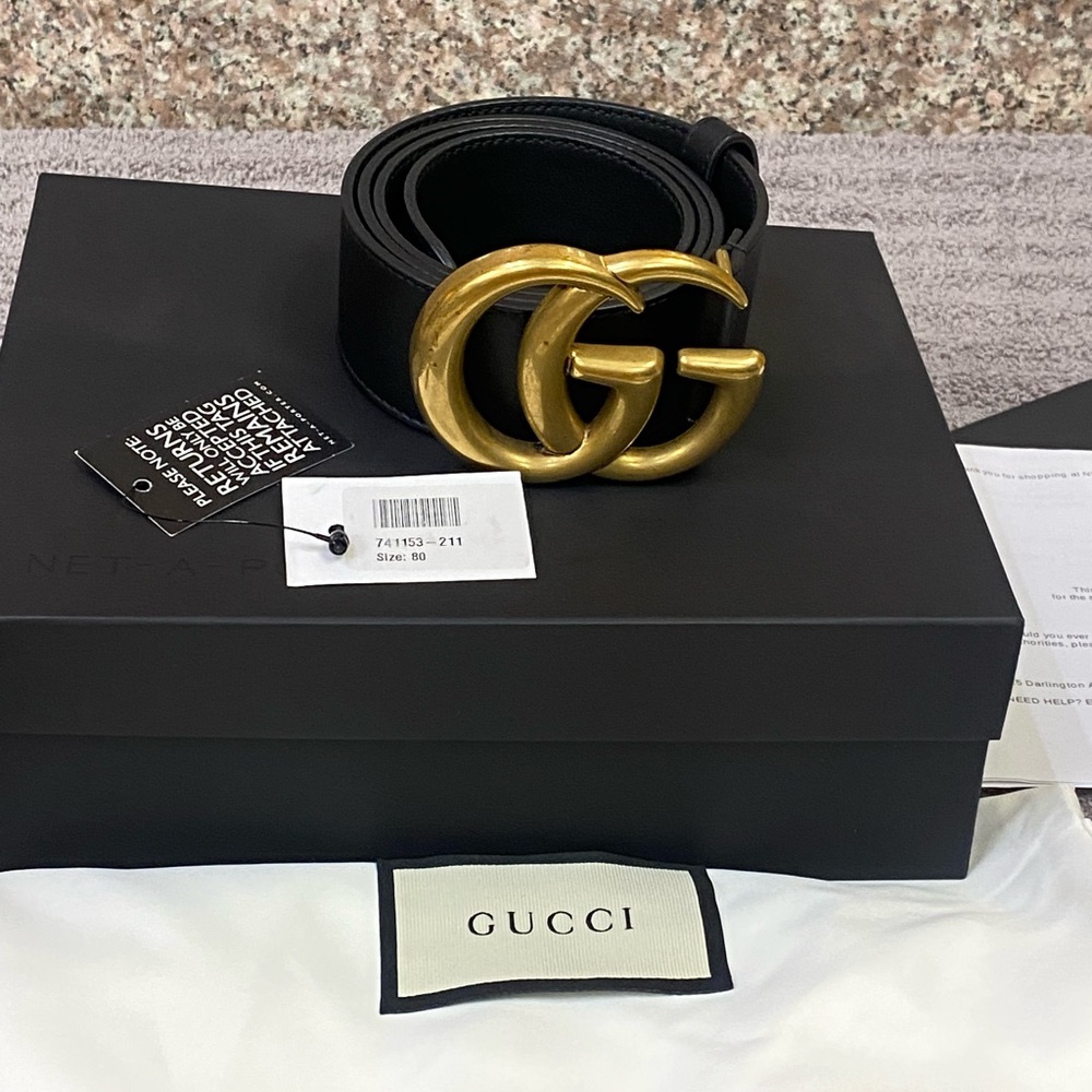 Gucci belt size 80